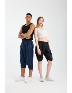 Kadın-Erkek termal sauna şort uzun şort ithal kalın kumaş terleme şortu